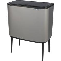 Brabantia pattum. Bo Touch Bin Mineral Concrete Grey, 3 x 11 L 2