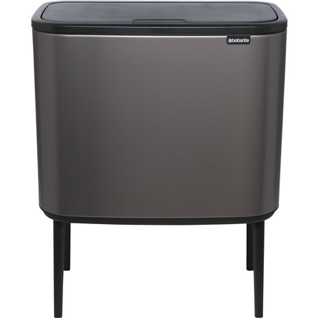 Brabantia pattum. Bo Touch Bin Platinum, 3 x 11 L