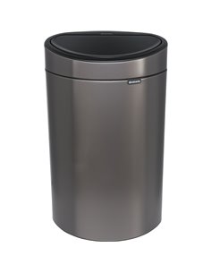 Brabantia pattumiera Touch Bin New,recycle, 23+10 L Platinum