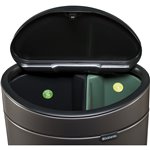 Brabantia pattumiera Touch Bin New,recycle, 23+10 L Platinum
