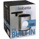 Brabantia pattum. da incasso 15L bianco