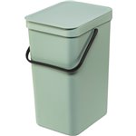 Brabantia Sort & Go conten.rif. 2 x 16 L grigio scuro e verde g.