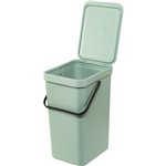 Brabantia Sort & Go conten.rif. 2 x 16 L grigio scuro e verde g.