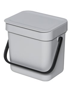Brabantia Sort & Go conten.rif. grigio chiaro 3 L