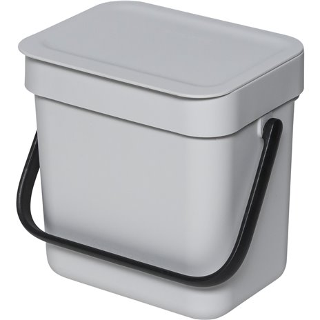 Brabantia Sort & Go conten.rif. grigio chiaro 3 L