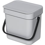 Brabantia Sort & Go conten.rif. grigio chiaro 3 L