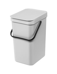 Brabantia Sort & Go conten.rif. grigio chiaro 12 L