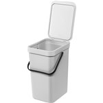 Brabantia Sort & Go conten.rif. grigio chiaro 12 L