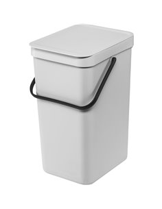 Brabantia Sort & Go conten.rif. grigio chiaro 16 L