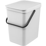 Brabantia Sort & Go conten.rif. grigio chiaro 25 L