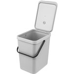 Brabantia Sort & Go conten.rif. grigio chiaro 25 L