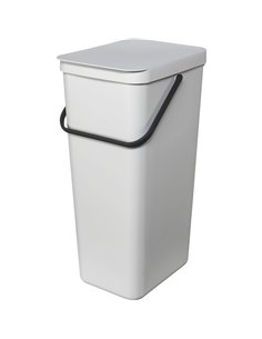 Brabantia Sort & Go conten.rif. grigio chiaro 40 L