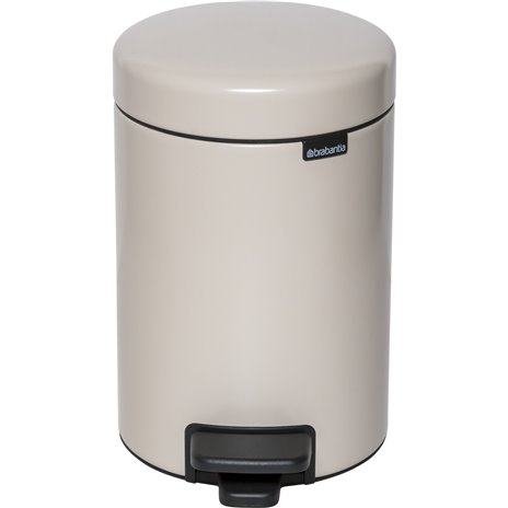 Brabantia pattumiera a pedale Newicon 3 L  beige