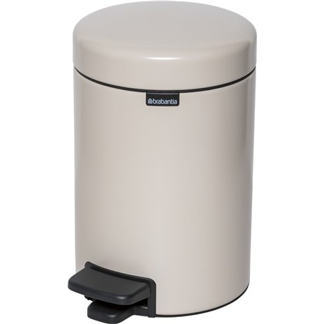 Brabantia pattumiera a pedale Newicon 3 L  beige