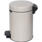 Brabantia pattumiera a pedale Newicon 3 L  beige