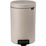 Brabantia pattumiera a pedale Newicon 12 L beige