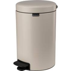 Brabantia pattumiera a pedale Newicon 12 L beige 2