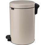 Brabantia pattumiera a pedale Newicon 12 L beige