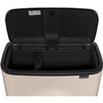 Brabantia pattum. Bo Touch Bin 11 + 23 L Soft Beige