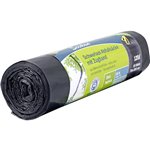 1x10 Secolan Duty Heavy Garbage Bags drawstring 120 l grigio/sw