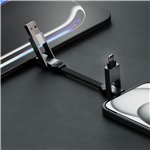 STATIK HexCharge Universal 4-in-1 Fast Charging Cable Black
