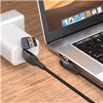 STATIK PowerPivot Pro braided rotating USB-C Cable Black 3m