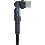 STATIK 360Pro braided rotating 3 magn. tips USB-C Cable Black 2m