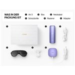 Ulike Air3 viola epilatore luce pulsata intensa