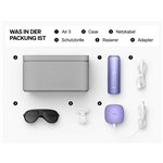 Ulike Air3 viola epilatore luce pulsante intensa con cust. pelle