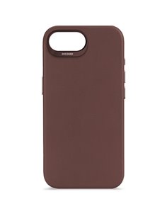 Decoded Leather Backcover iPhone 16e Chocolate Brown