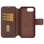Decoded Leather Detachable Wallet iP 16e Chocolate Brown