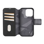Decoded Leather Detachable Wallet for iPhone 15 Pro Black