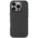 Decoded Leather Backcover iPhone 16 Pro Black