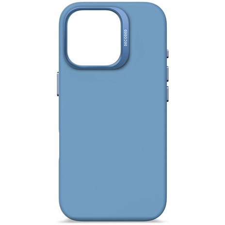Decoded AntiMicrobial Silicone cust.post. iPhone 16 Pro azzurro