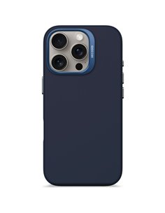 Decoded AntiMicrobial Silicone cust. post. iPhone 16 Pro Navy