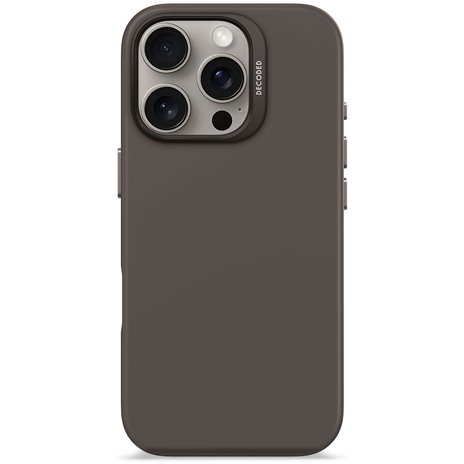 Decoded AntiMicrobial Silicone cust.post. iPhone 16 Pro nero