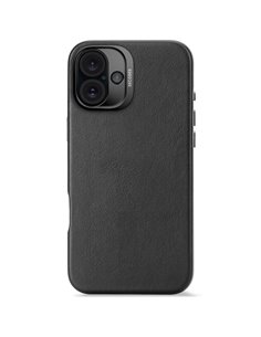 Decoded Leather Backcover iPhone 16 Plus Black
