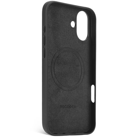 Decoded Leather Backcover iPhone 16 Plus Black