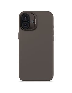 Decoded AntiMicrobial Silicone Backcover iPhone 16 Plus Black