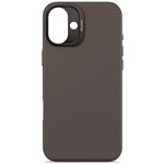 Decoded AntiMicrobial Silicone Backcover iPhone 16 Plus Black