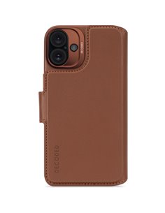 Decoded Leather Detachable Wallet iPhone 16 Plus Tan