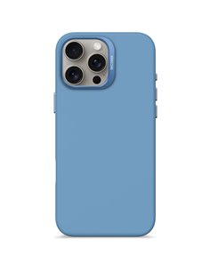 Decoded AntiMicrobial Silicone cust.p. iPhone 16 Pro Max azzur.