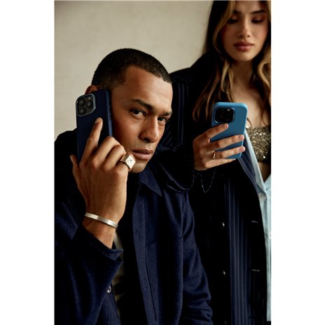 Decoded AntiMicrobial Silicone cust.post.iPhone 16 Pro Max Navy