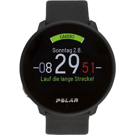 Polar Unite nero S-L cintur. silicone chiusura spillo