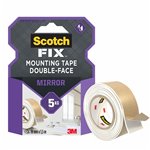 Scotch Fix MIrror nastro biadesivo 19mmx1,5m bianco