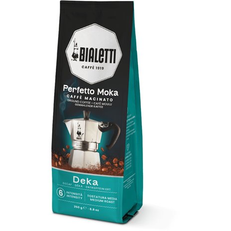Bialetti Perfetto Moka Deka decaffeinato macinato 250 g