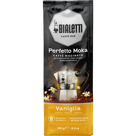 Bialetti Perfetto Moka vaniglia macinato 250 g
