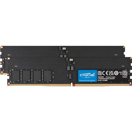 Crucial DDR5-6400 Set 128GB 2x64GB CUDIMM CL52