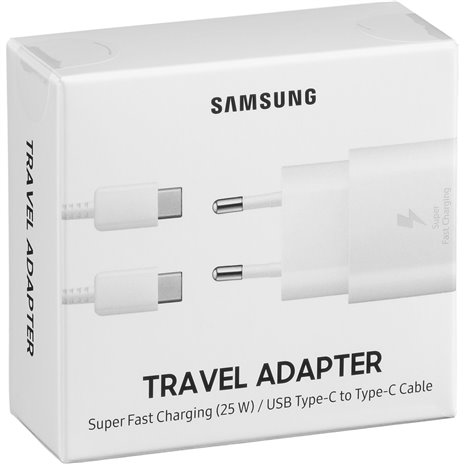 Samsung Schnellladegerät USB-C 25W 1 m bianco