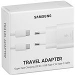 Samsung Schnellladegerät USB-C 25W 1 m bianco